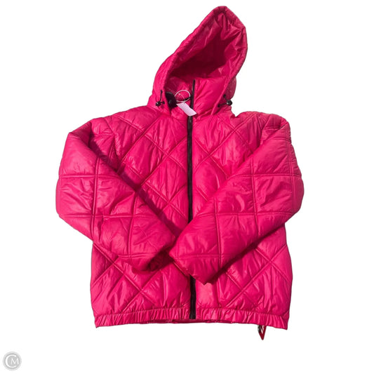 Coat Puffer & Quilted By Kenneth Cole In Pink, Size: S