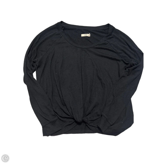 Top Long Sleeve Designer By Ugg In Black, Size: S