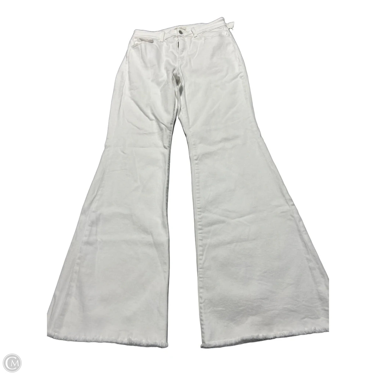 Jeans Flared By Willow & Root In White, Size: 10