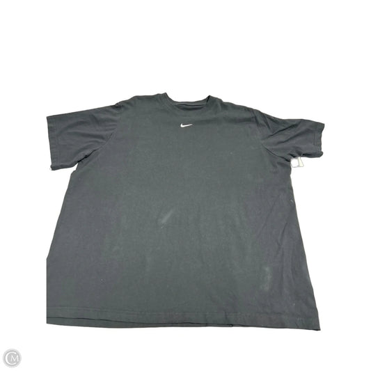 Top Short Sleeve By Nike In Black, Size: Xl
