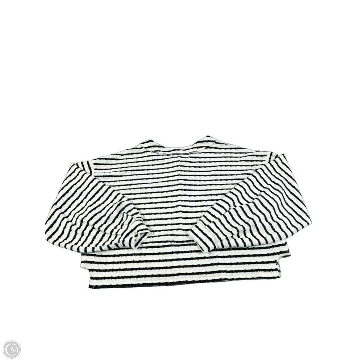 Top Long Sleeve By Bucketlist In Striped Pattern, Size: S