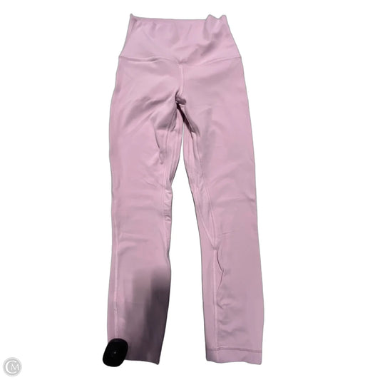 Athletic Leggings By Lululemon In Pink, Size: 2