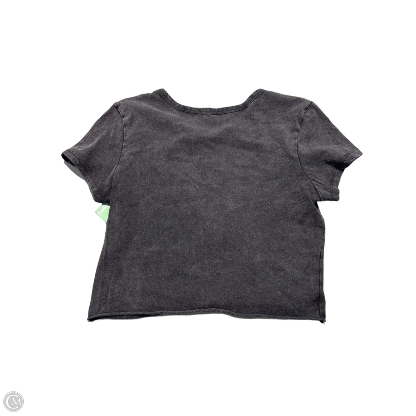 Top Short Sleeve By Cmc In Grey, Size: L
