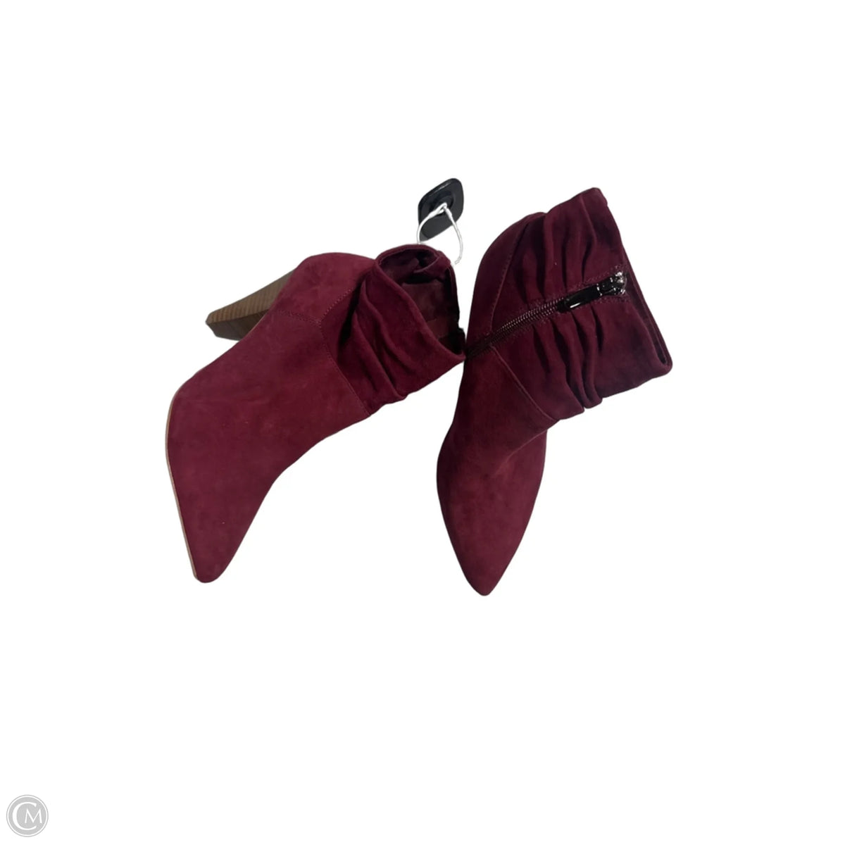 Boots Ankle Heels By Bleecker & Bond In Red, Size: 7