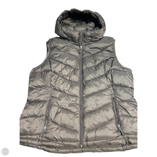 Vest Puffer & Quilted By Charter Club In Brown, Size: Xxl