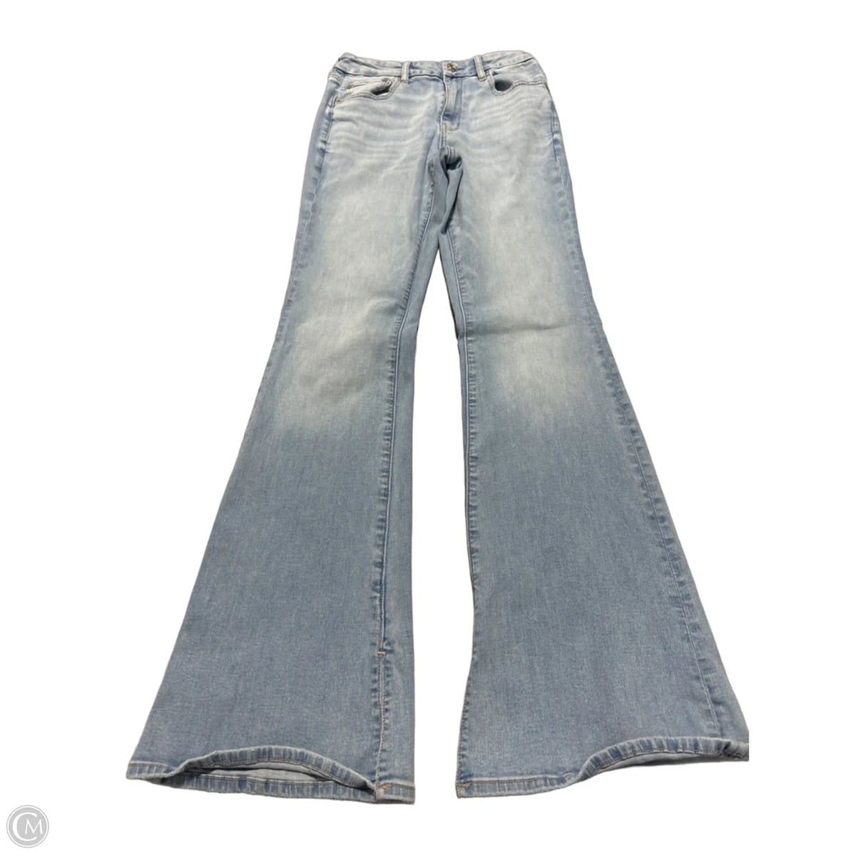 Jeans Flared By American Eagle In Blue, Size: 6
