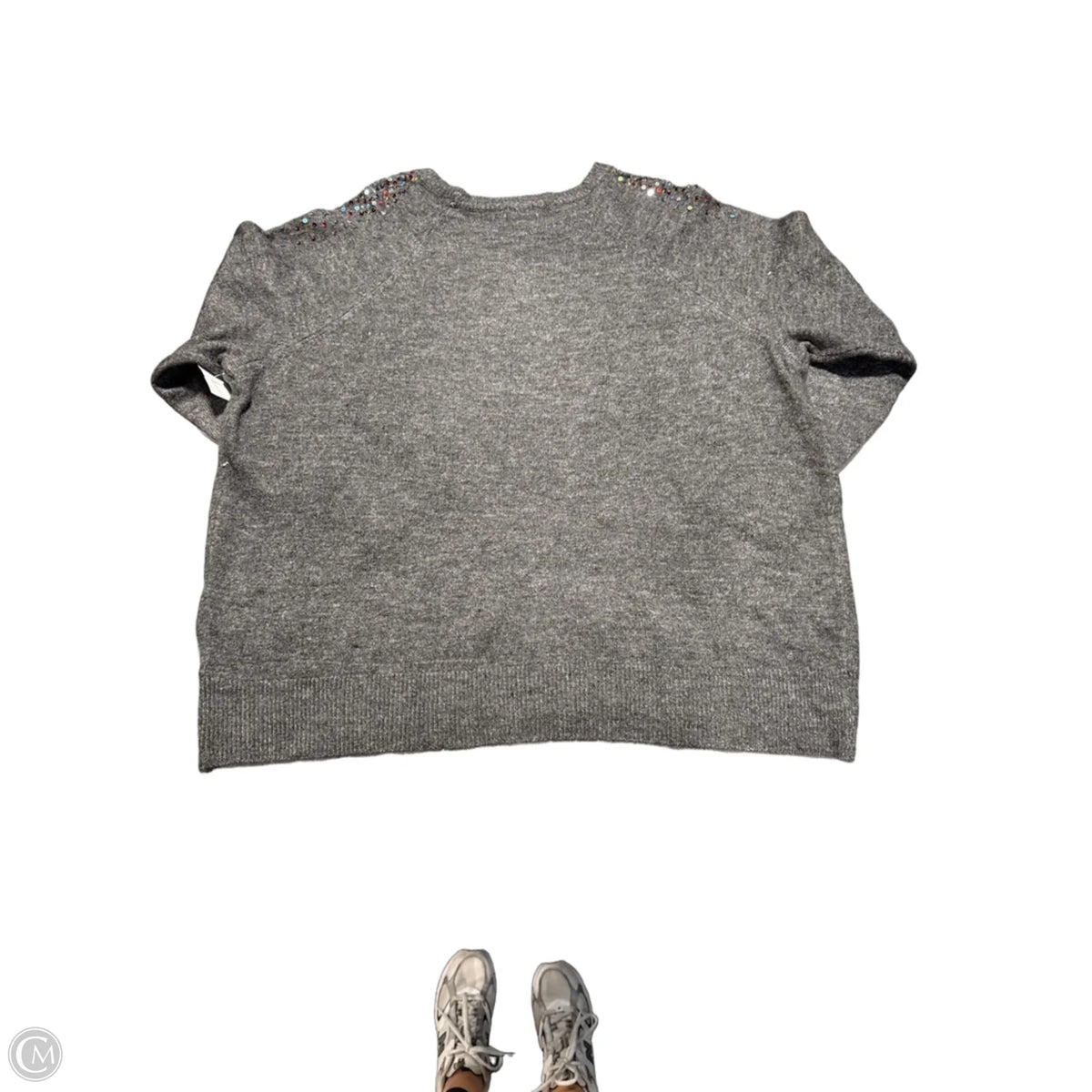 Sweater By Westport In Grey, Size: 3x