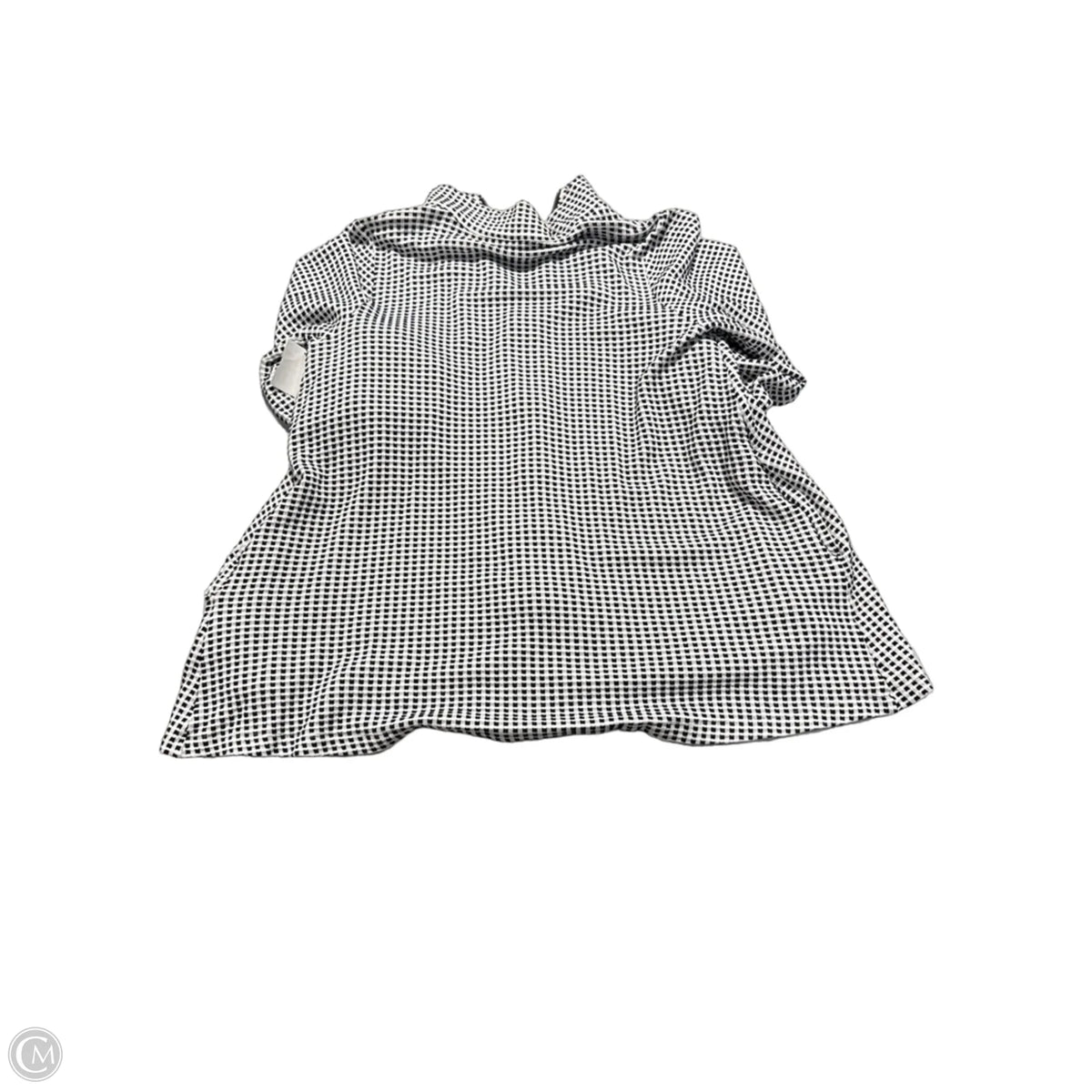 Top Long Sleeve By Cmc In Black & White, Size: M
