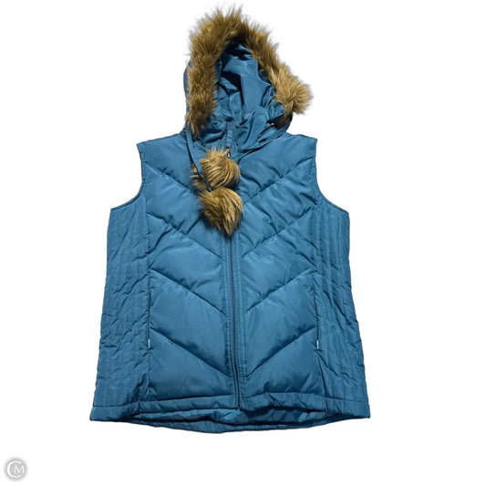 Vest Puffer & Quilted By Maurices In Blue, Size: L