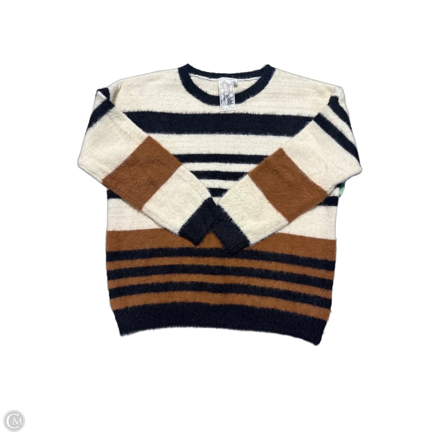 Sweater By Sadie & Sage In Striped Pattern, Size: M