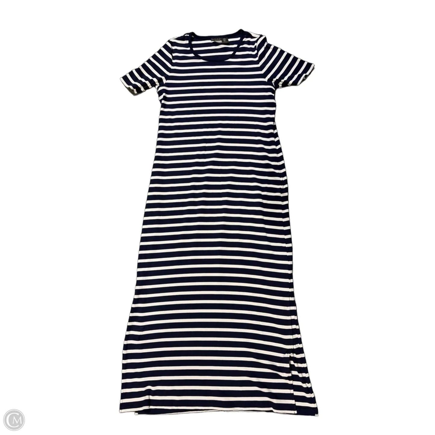 Dress Casual Maxi By Tahari In Striped Pattern, Size: M
