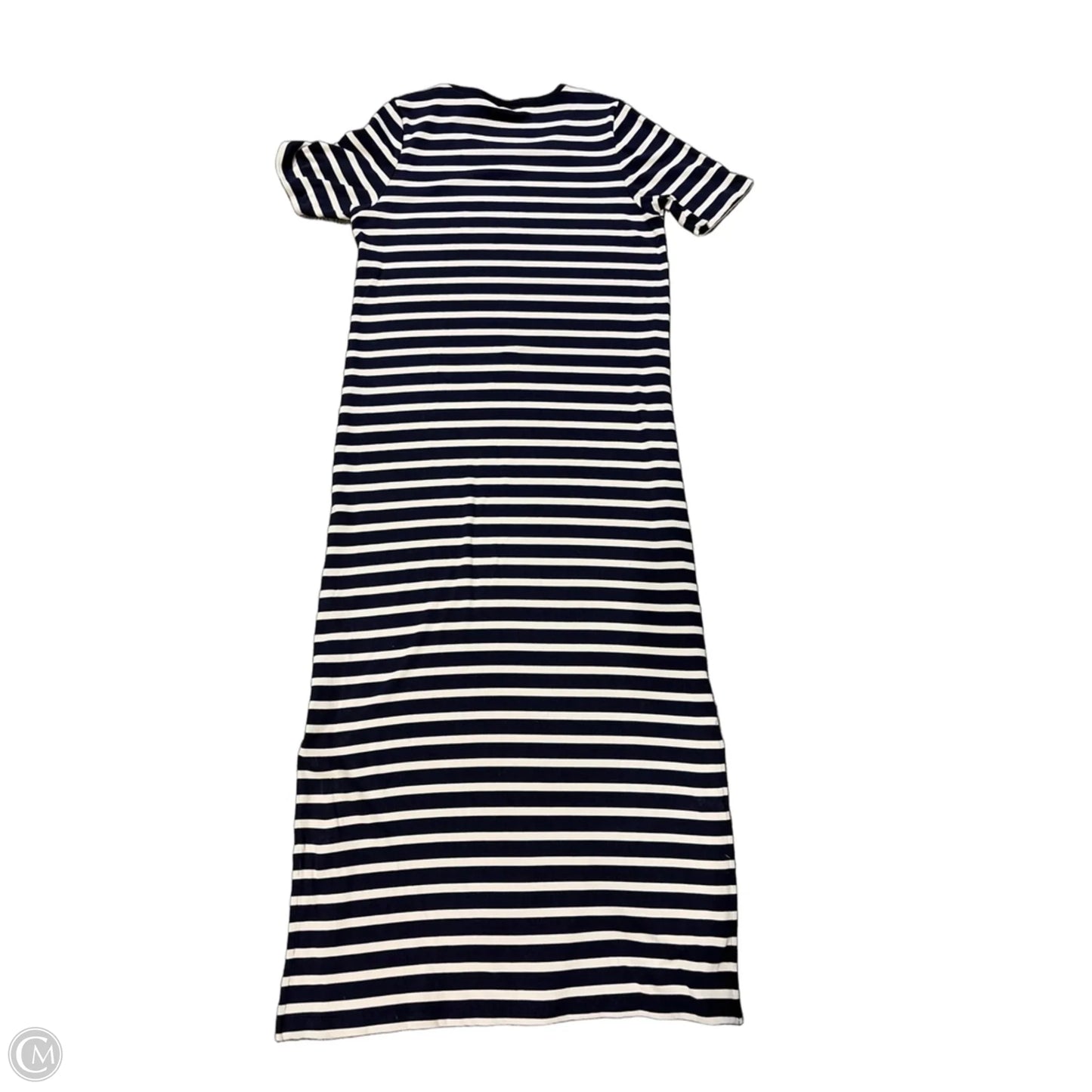 Dress Casual Maxi By Tahari In Striped Pattern, Size: M