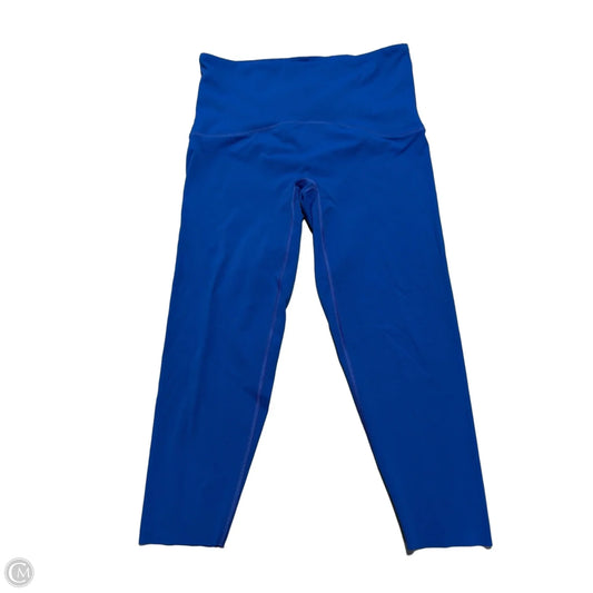 Athletic Leggings By Spanx In Blue, Size: 1x