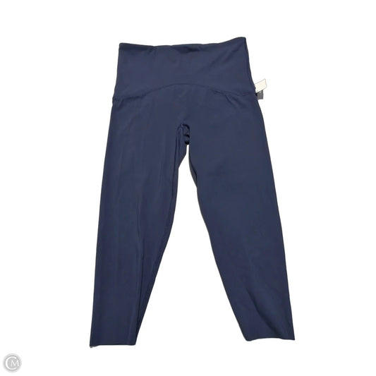 Athletic Leggings By Spanx In Blue, Size: 1x