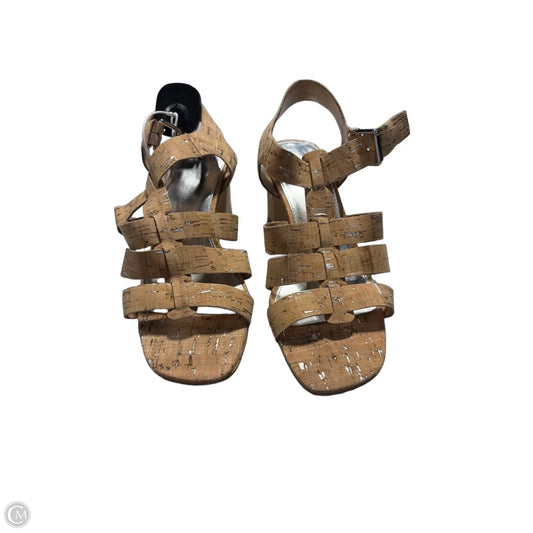 Shoes Heels Block By Donald Pliner In Tan, Size: 7.5