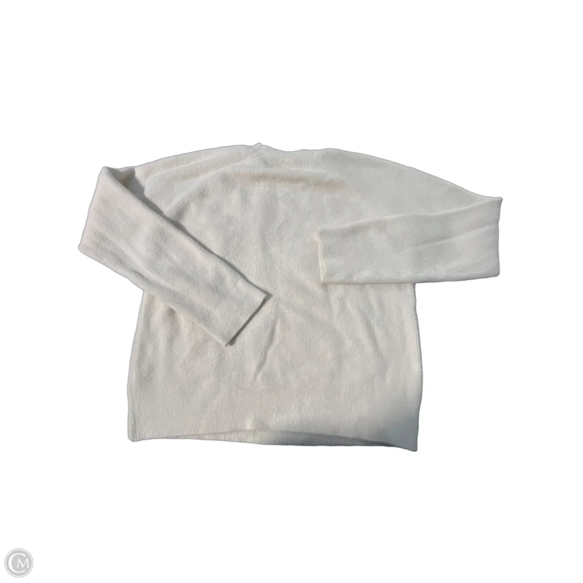 Sweater By Hem & Thread In White, Size: S