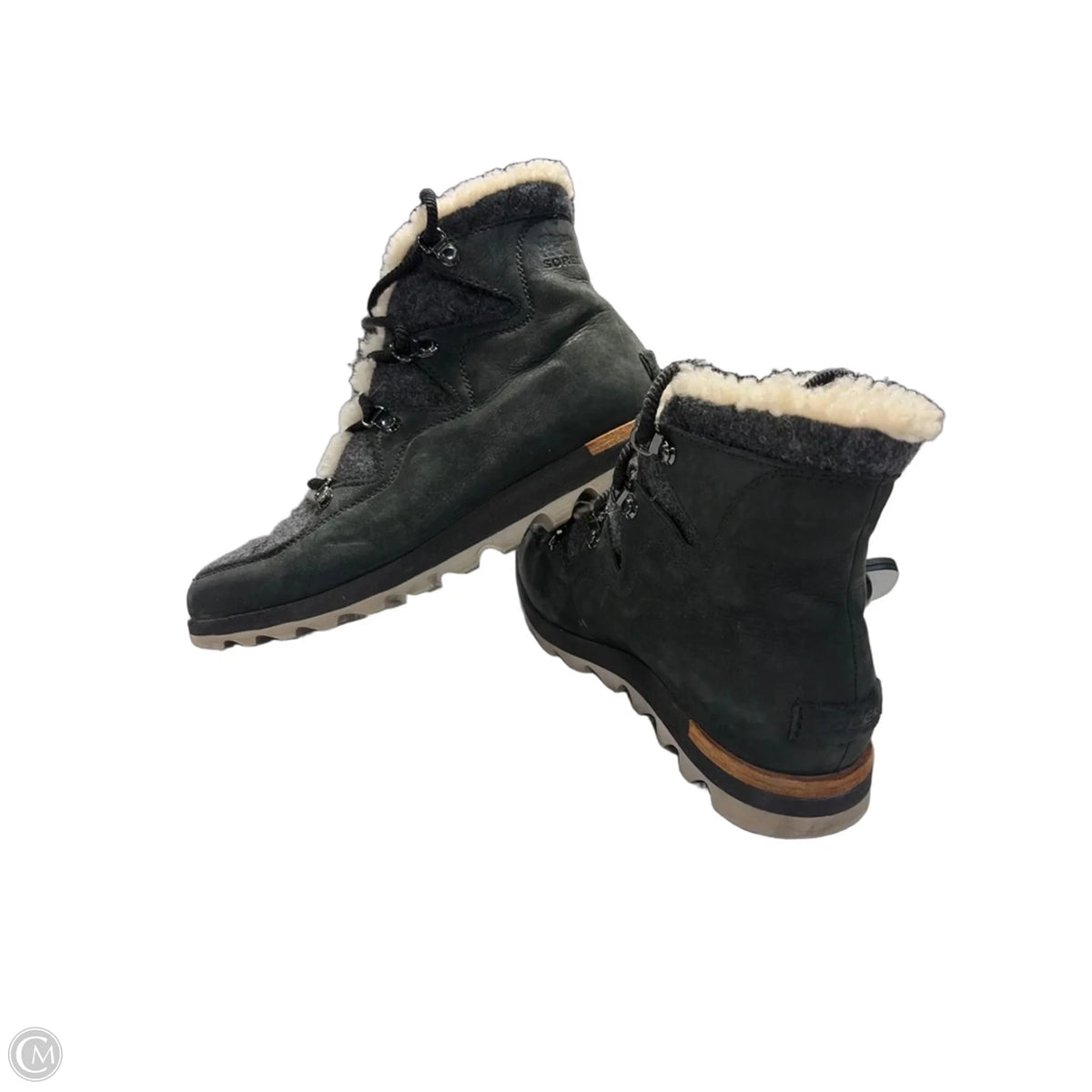 Boots Ankle Flats By Sorel In Black, Size: 9