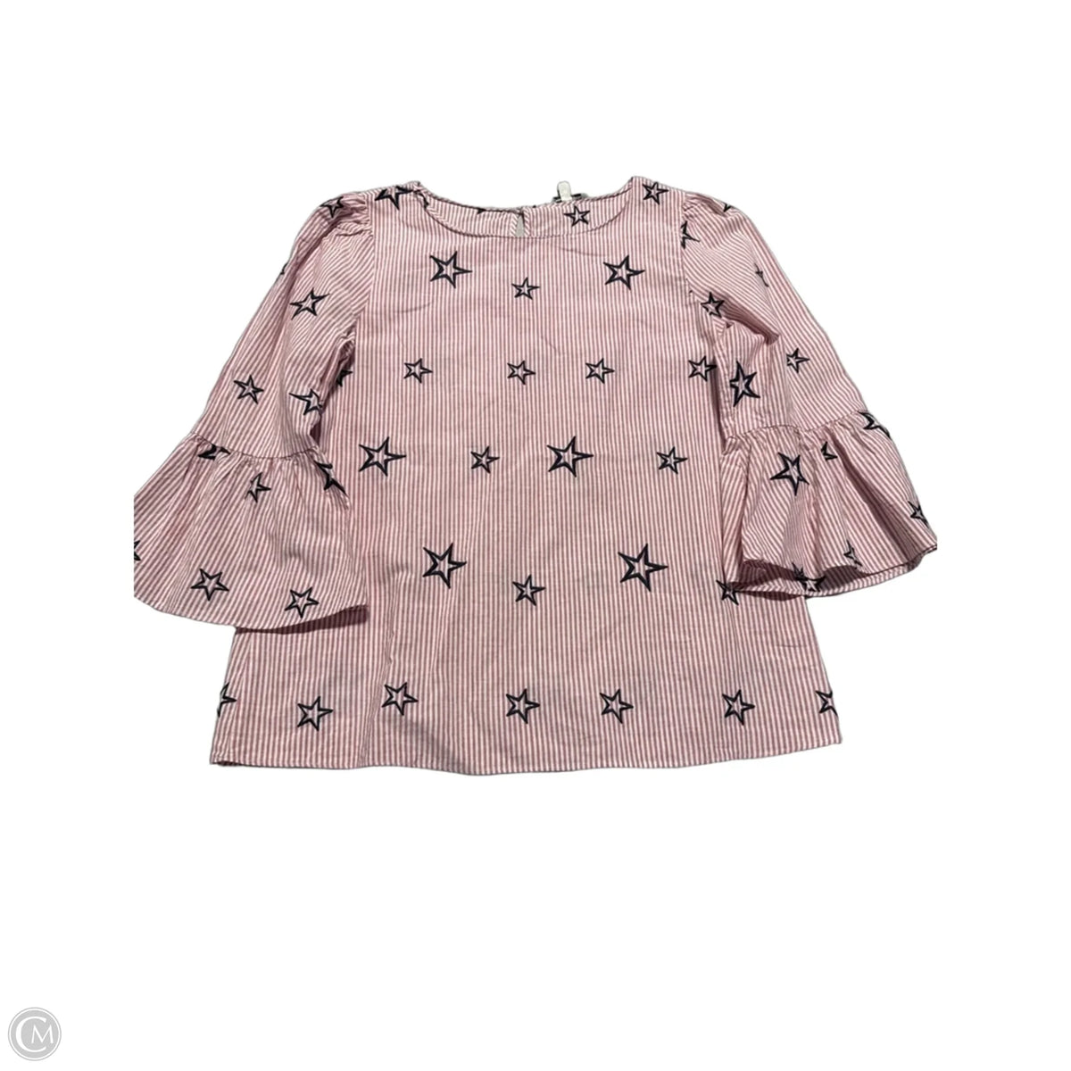 Top Long Sleeve By Cmc In Pink, Size: M