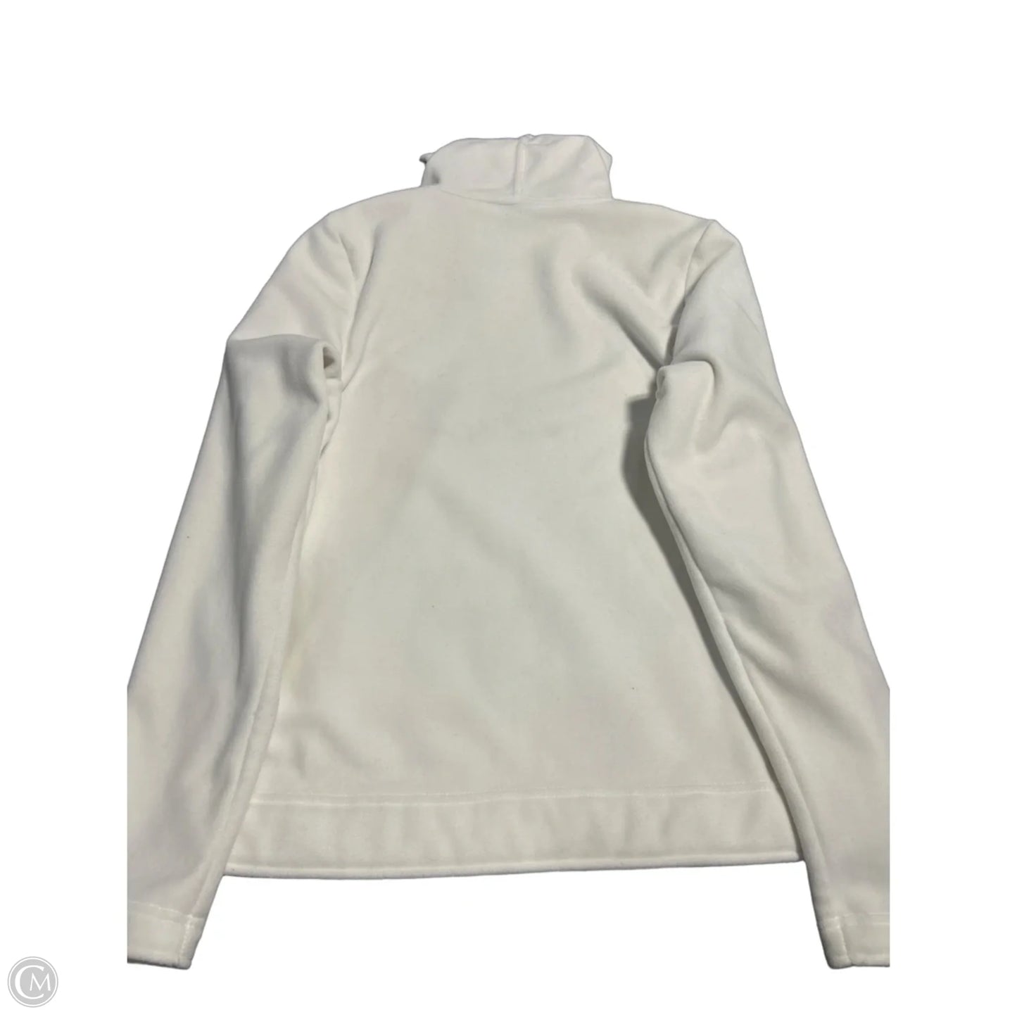 Sweatshirt Hoodie By Nobull In White, Size: S