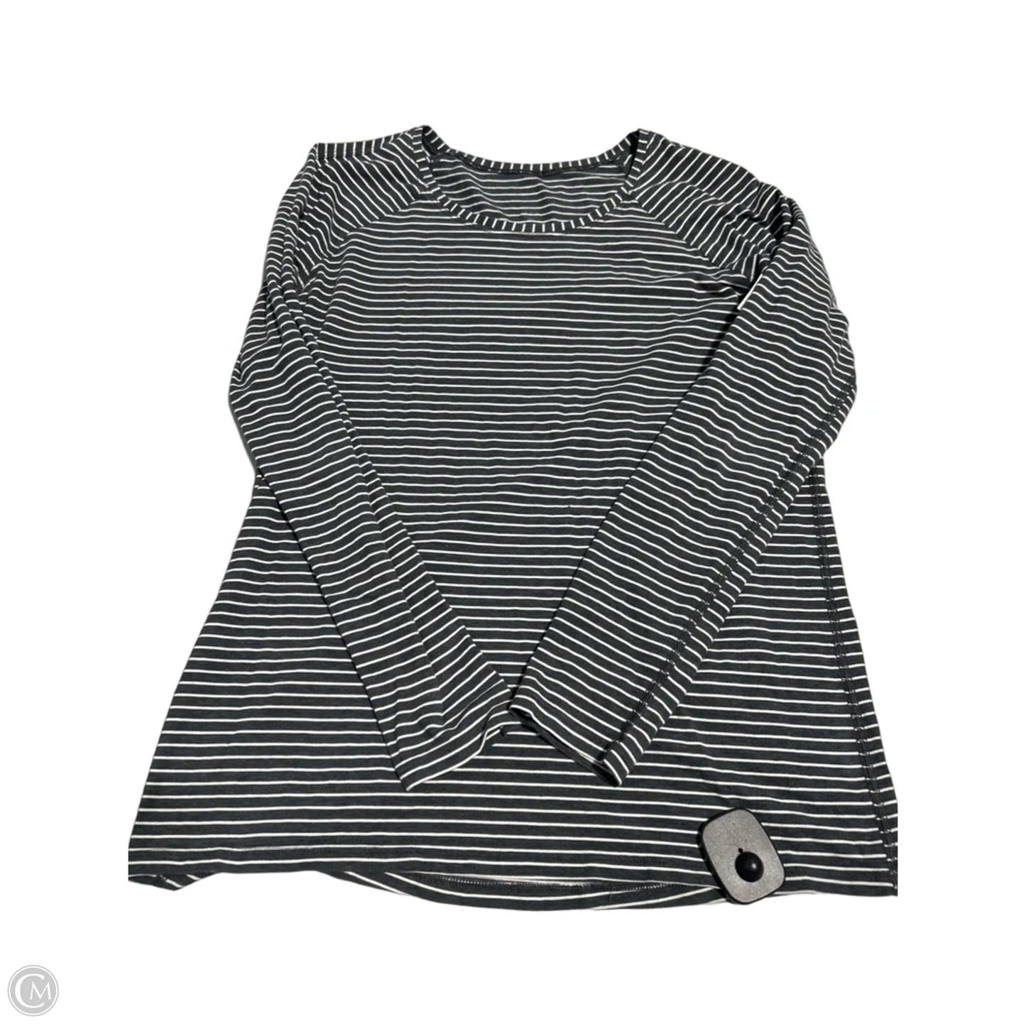 Top Long Sleeve By Lululemon In Striped Pattern, Size: M