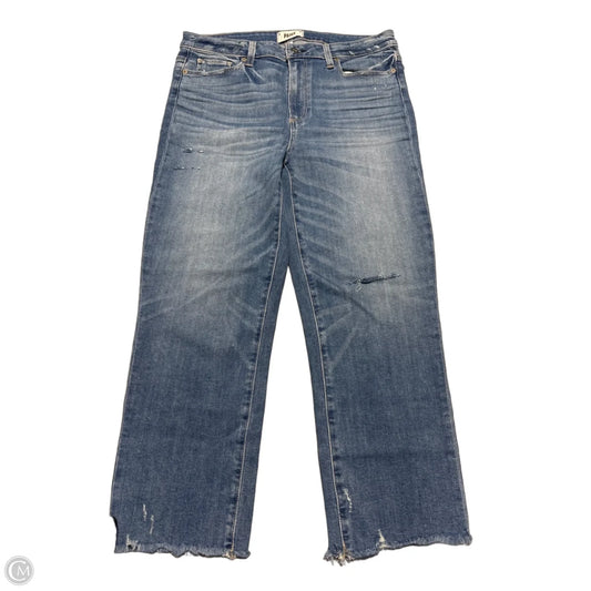 Jeans Straight By Paige In Blue, Size: 12