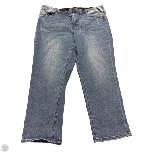 Jeans Straight By Cj Banks In Blue, Size: 24