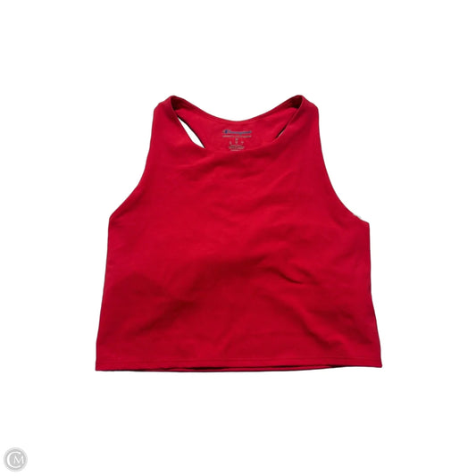 Athletic Tank Top By Champion In Red, Size: M