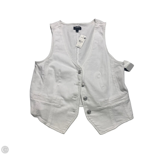 Vest Other By Express In White, Size: M