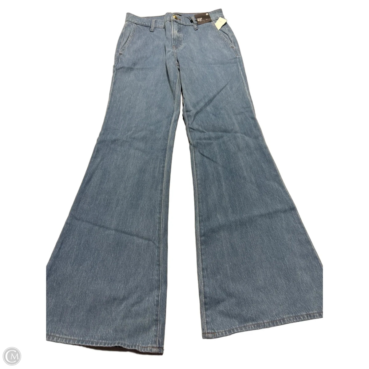 Jeans Flared By Express In Blue, Size: 4