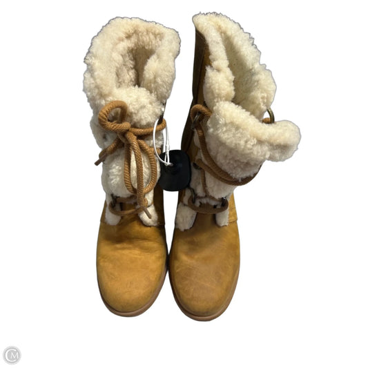 Boots Ankle Flats By Sorel In Brown, Size: 7.5