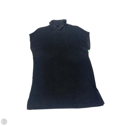 Top Short Sleeve By Chicos In Black, Size: L