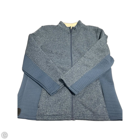 Coat Faux Fur & Sherpa By Cmc In Blue, Size: Xxl