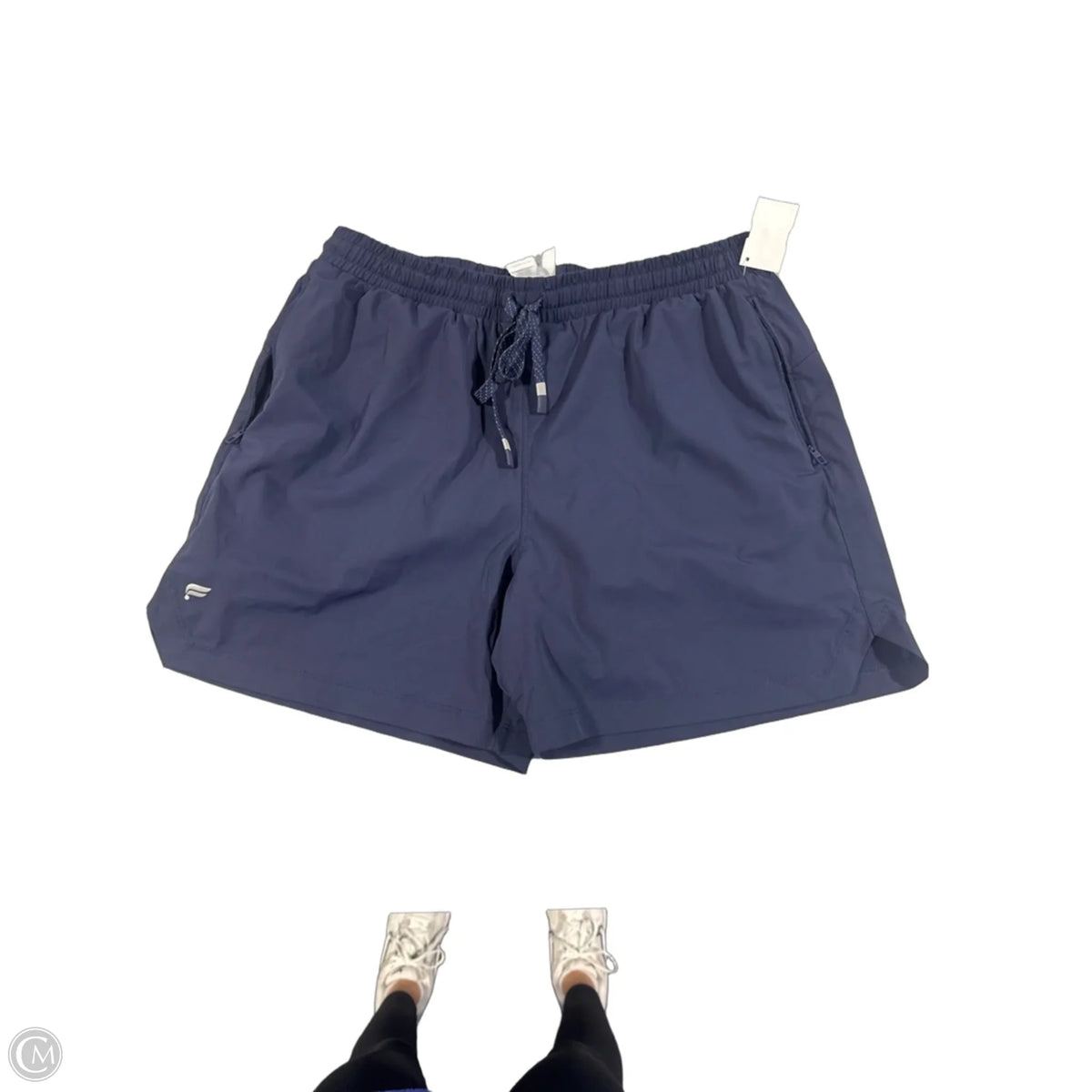 Athletic Shorts By Fabletics In Blue, Size: L