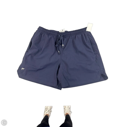 Athletic Shorts By Fabletics In Blue, Size: L