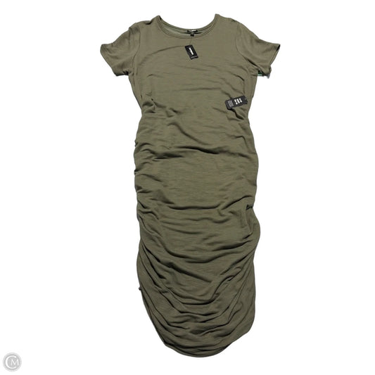 Dress Casual Maxi By Express In Green, Size: Xl