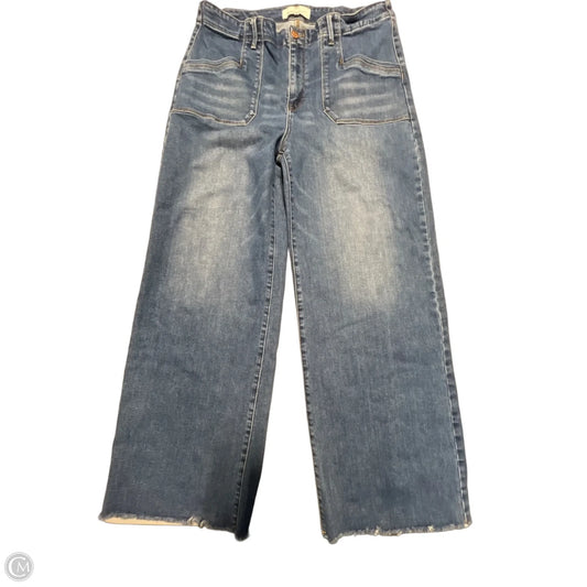 Jeans Wide Leg By Risen In Blue, Size: 18