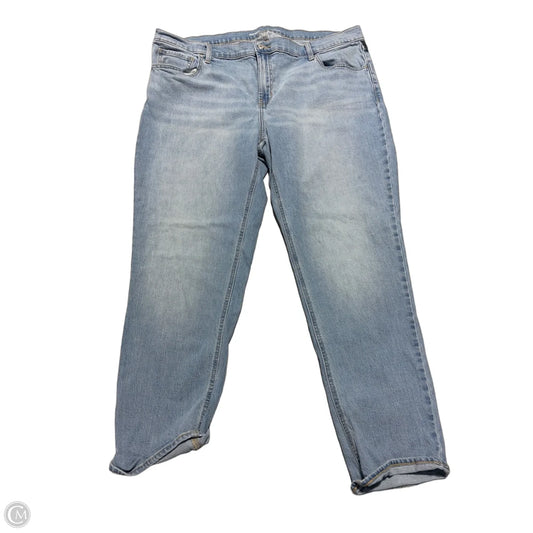 Jeans Boyfriend By Old Navy In Blue, Size: 18