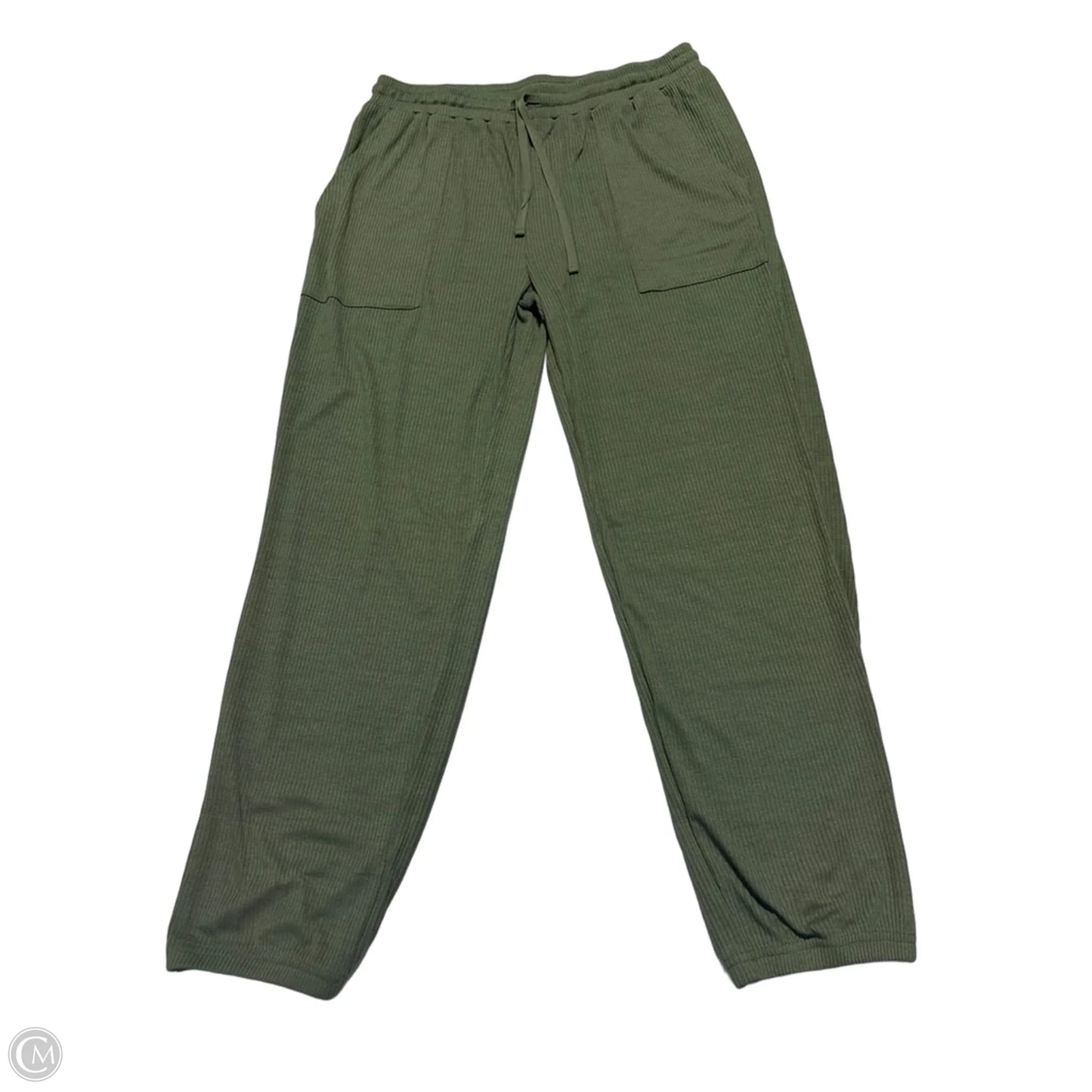 Top 2pc Long Sleeve By Cmc In Green, Size: L