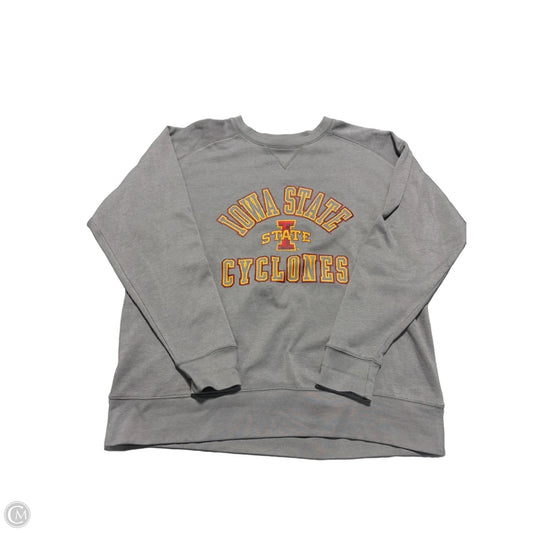 Sweatshirt Crewneck By Champion In Grey, Size: Xl