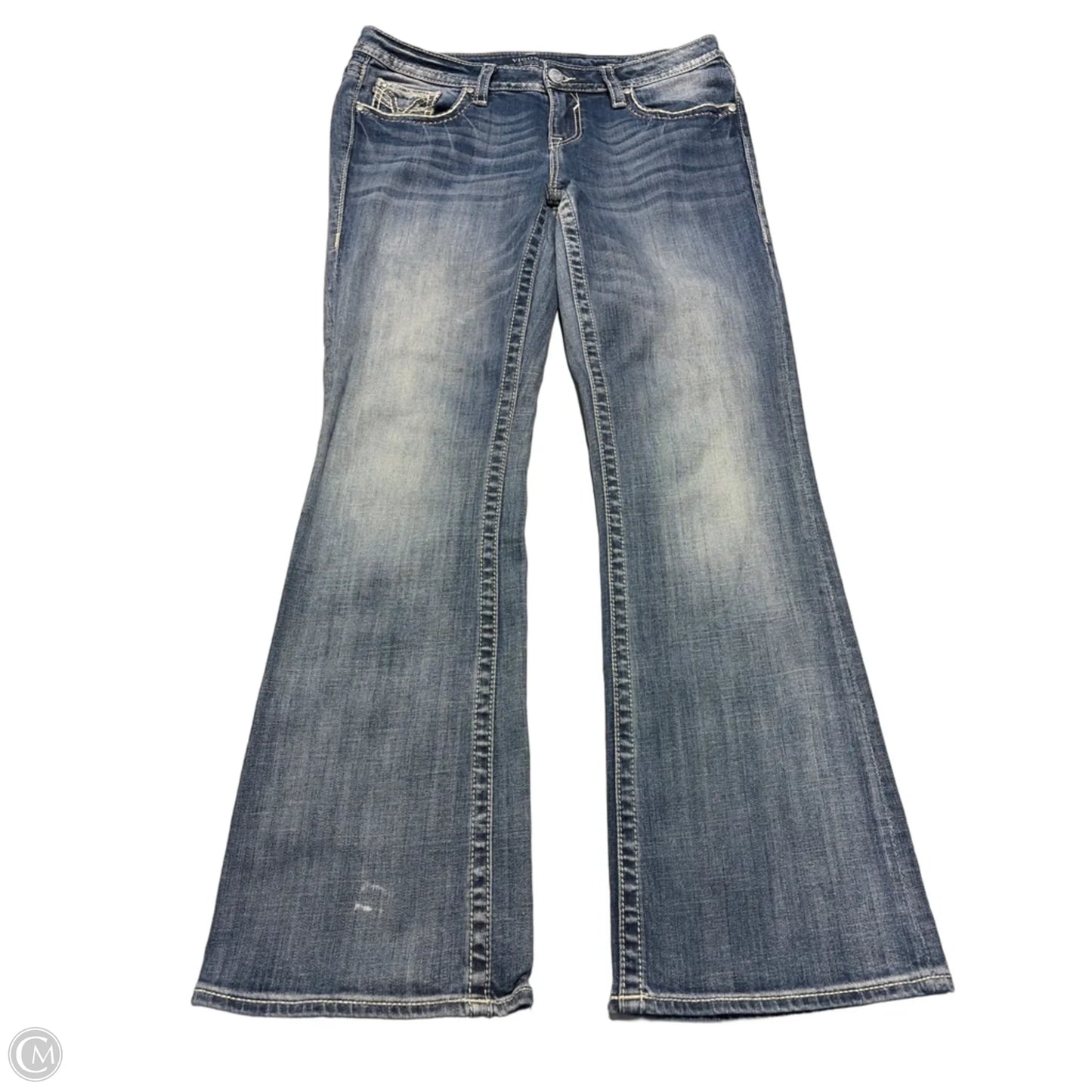 Jeans Flared By Vigoss In Blue, Size: 16