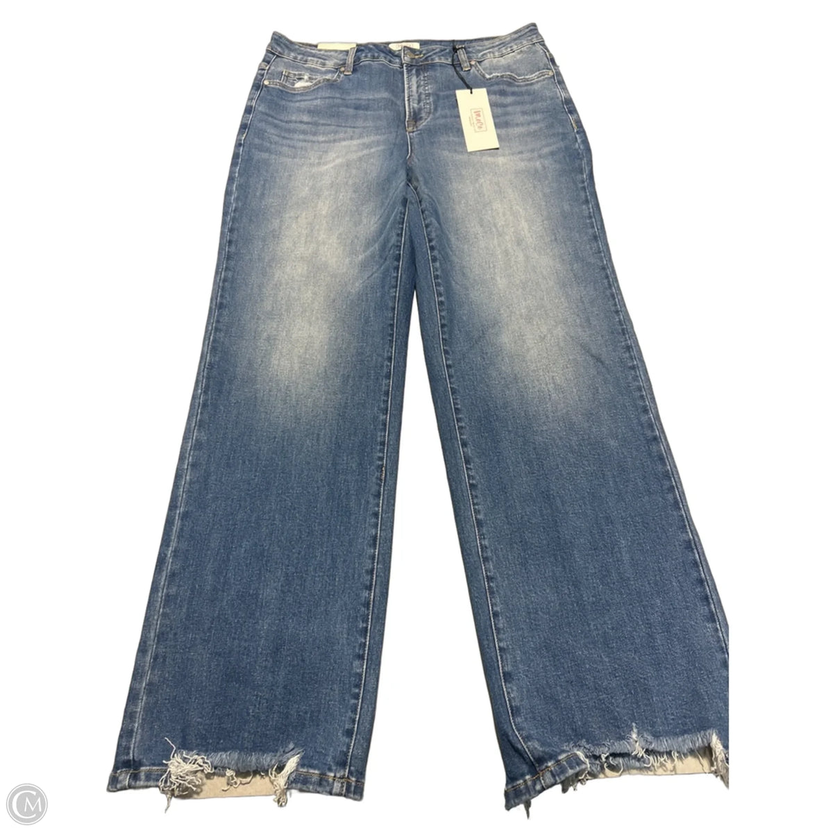 Jeans Straight By Moco In Blue, Size: 16