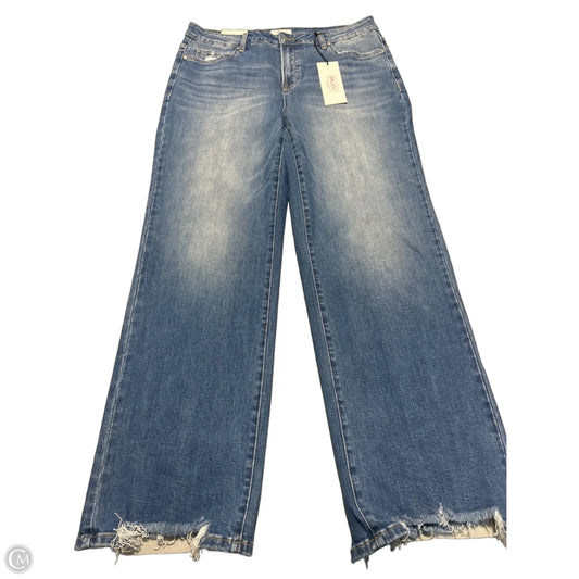 Jeans Straight By Moco In Blue, Size: 16