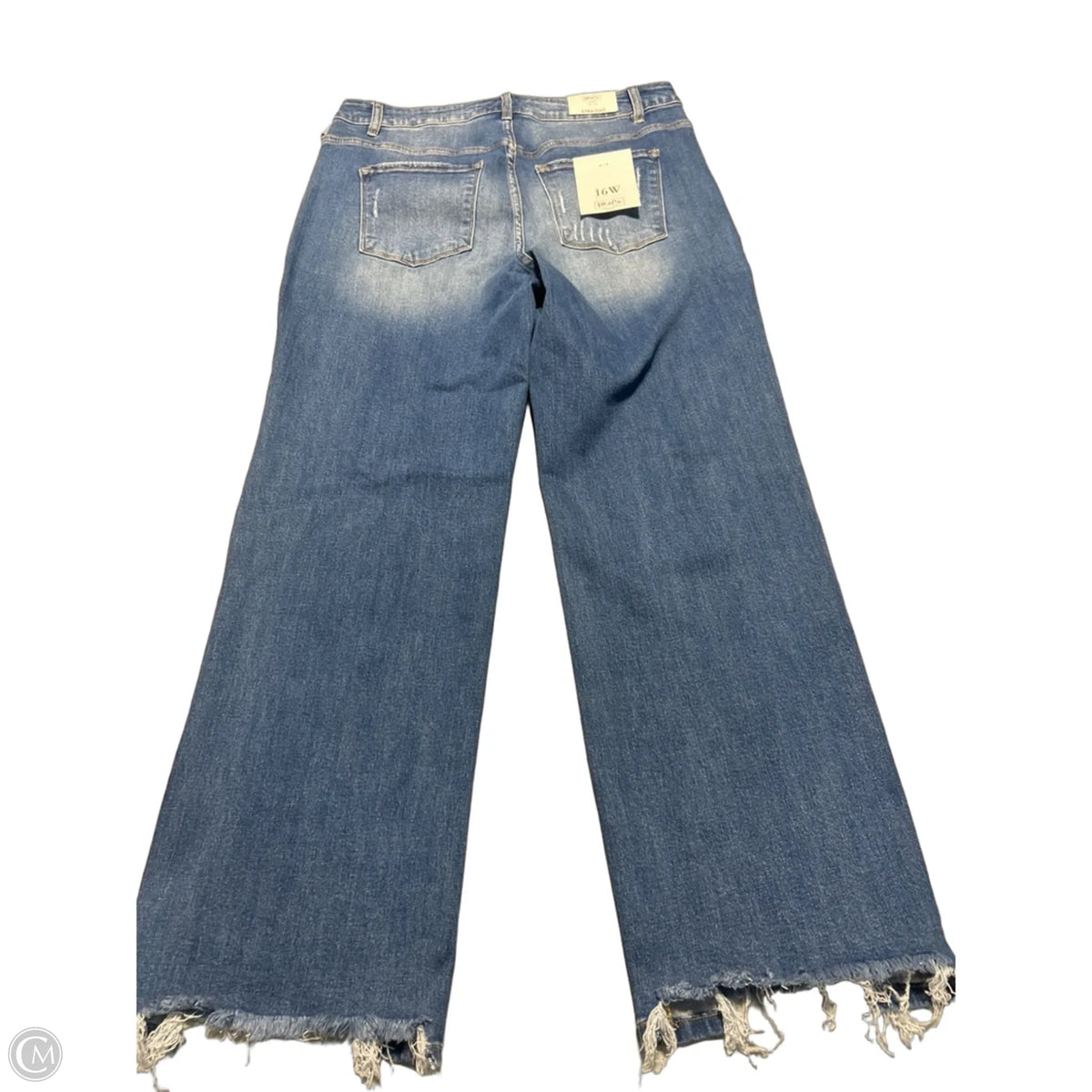Jeans Straight By Moco In Blue, Size: 16