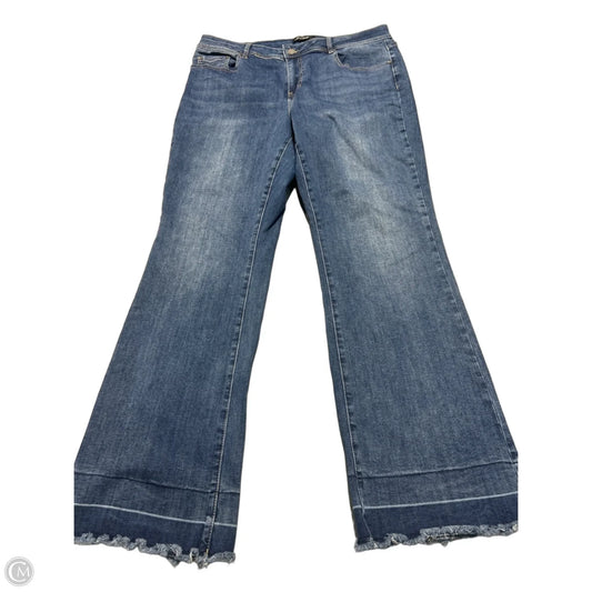 Jeans Straight By Charlie B In Blue, Size: 16