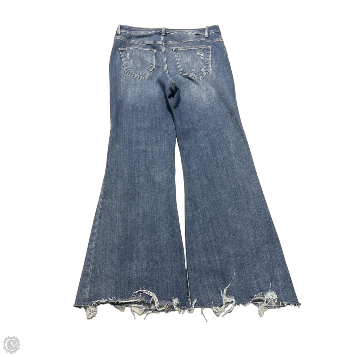 Jeans Flared By Risen In Blue, Size: 16