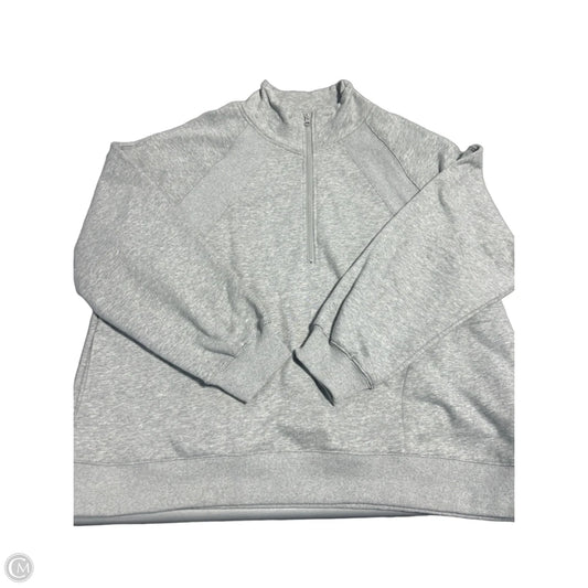 Sweatshirt Crewneck By New In In Grey, Size: 1x