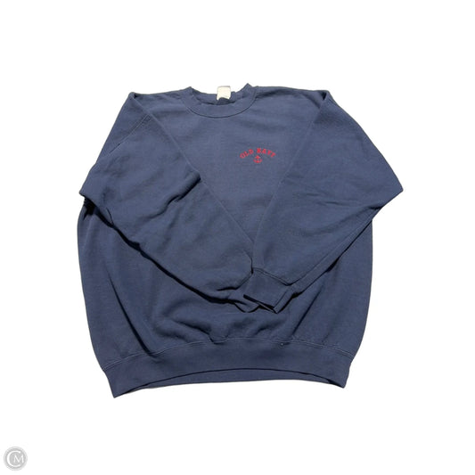 Sweatshirt Crewneck By Gildan In Blue, Size: Xl