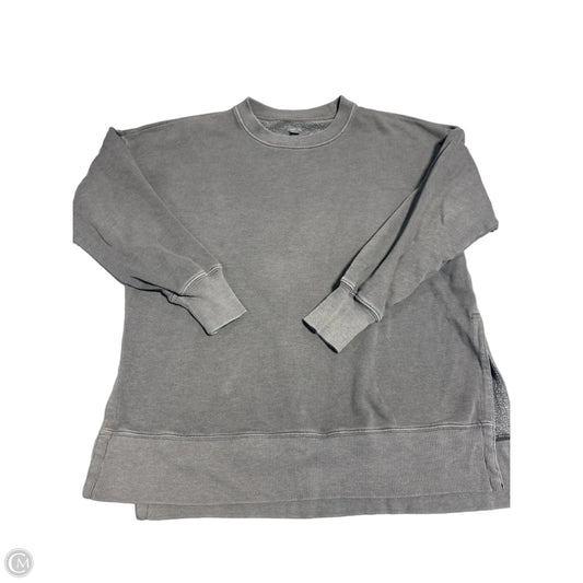 Sweatshirt Crewneck By Aerie In Grey, Size: S