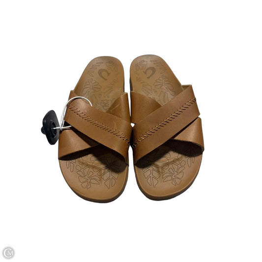 Sandals Flats By Olukai In Brown, Size: 7