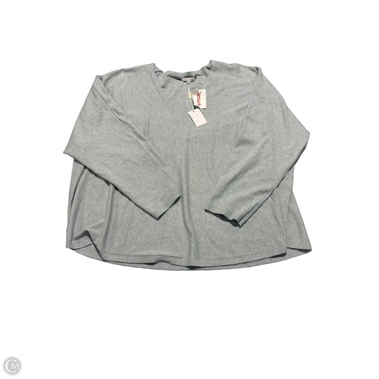 Top Long Sleeve By Vila Milano In Blue, Size: 3x